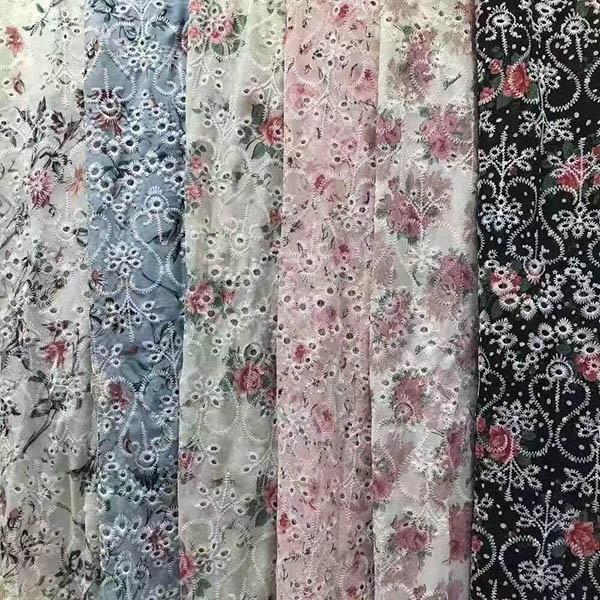 Chiffon Embroidery Fabric