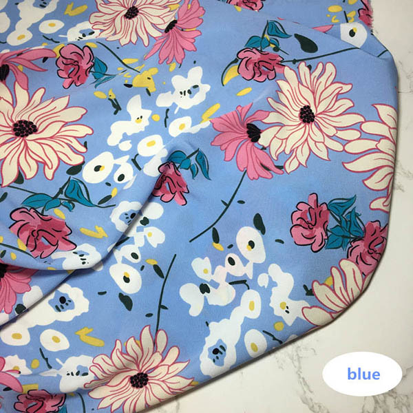 Chiffon Fabric Polyester Flora Dress Fabric