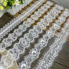 Fan-shaped Nylon Eyelash Lace