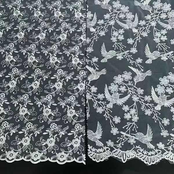 Tulle Fabric Embroidery Lace Fabric Tulle Fabric Embroidery Lace Fabric